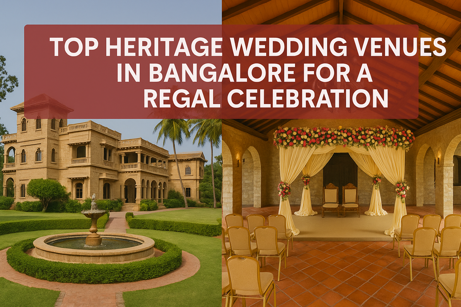 Top Heritage Wedding Venues in Bangalore for a Regal Celebration