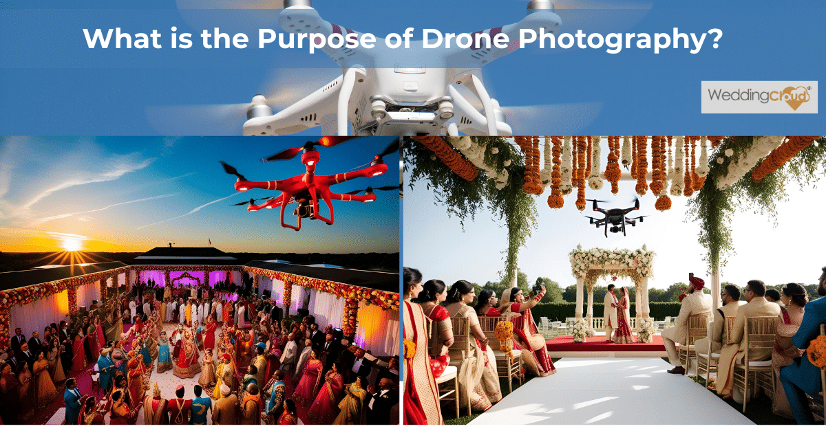 wedding drone photography
