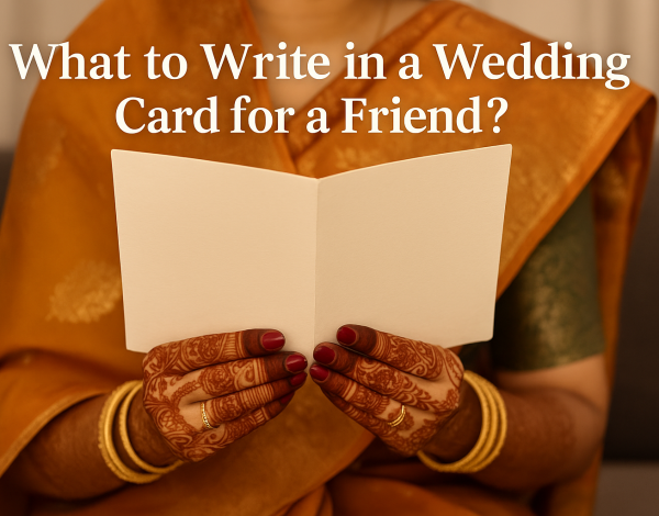 What to Write in a Wedding Card for a Friend?