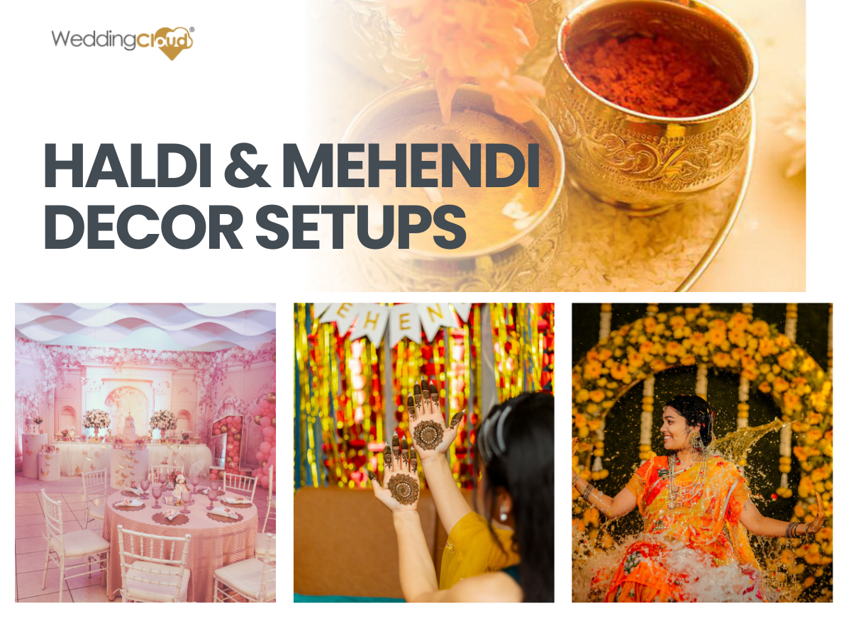 Haldi & Mehendi decor ideas