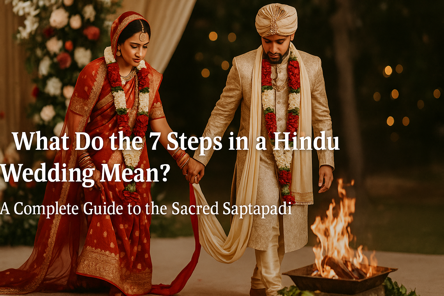 what do the 7 steps in a hindu wedding mean